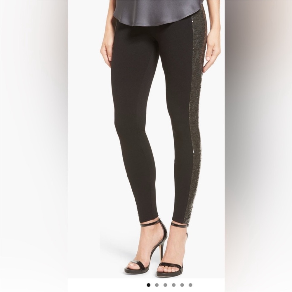 Nordstrom Black Leggings with Sequin